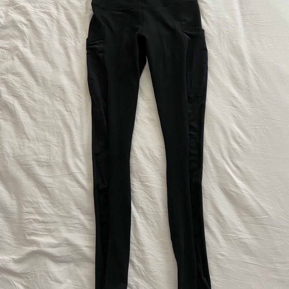 fabletics black mesh leggings